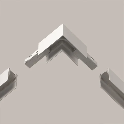 Коннектор питания угловой гибкий 15см Exility белый (Белый) - фото 5