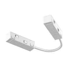 Коннектор питания угловой гибкий 15см Exility белый (Белый) TRA034CPC-42W-15-1