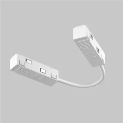 Коннектор питания угловой гибкий 15см Exility белый (Белый) TRA034CPC-42W-15-1