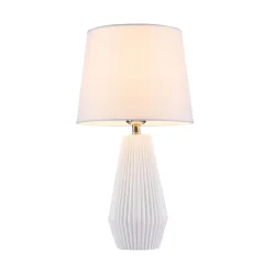 Настольный светильник Calvin Table E27х1 60Вт (Белый)