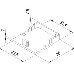 Заглушка для LC-LP-2534 с отверстием