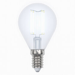 LED-G45-6W-NW-E14-CL GLA01TR Лампа светодиодная, Форма шар, прозрачная, Серия Air, Белый свет 4000K