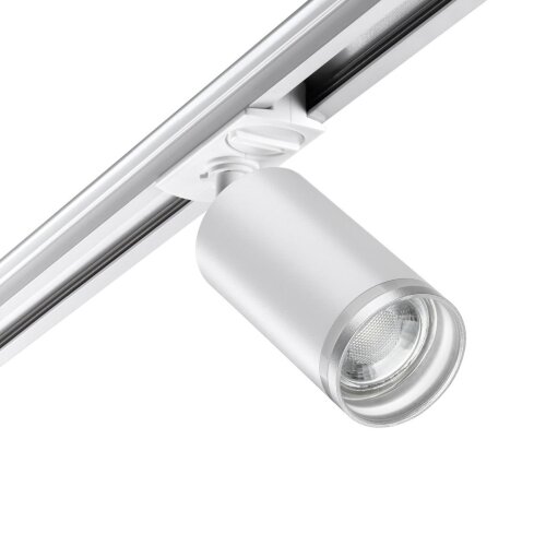 Светильник трековый для однофазного двухжильного (универсального) шинопровода «Novotech» 370876, серия: ULAR. Фото 2.