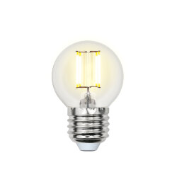 LED-G45-6W-WW-E27-CL GLA01TR Лампа светодиодная, Форма шар, прозрачная, Серия Air, Теплый белый свет 3000K