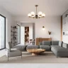 Подвесной светильник Мрамор / Marble (Латунь) FR5230PL-08BS - фото 9