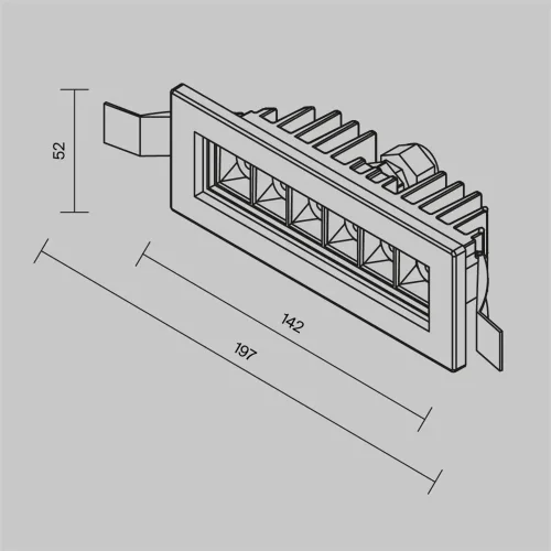 Уличный потолочный светильник Outdoor O488DL-L6GF4K (Графит) - фото 10