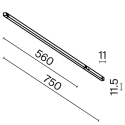 Трековый светильник Базис / Basis Exility X 2700-6000K 12Вт 120° Dim Smart Zigbee (Черный) TR240-4-12WTW-DSZ-B