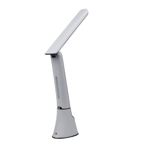 TLD-564 White-Black-LED-500Lm-3000-6000K-Dimmer-NightLight Светильник настольный с ночником, 8W, Сенсорный выключатель, Диммер, Белый с черным - фото 4