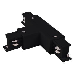 Коннектор Т-образный для трехфазного шинопровода левый черный TRC-1-3-TL-BK (039550)