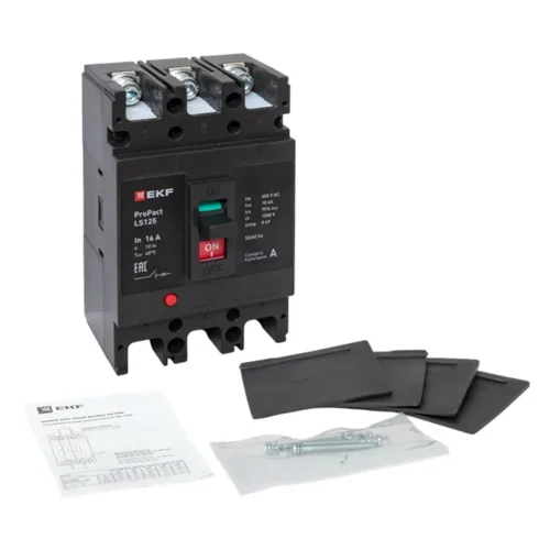 Выключатель автоматический 3п 16А 18кА LS125 ProPact EKF mccb-125-18-3-16-ls - фото 2