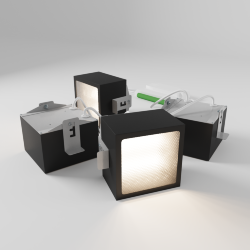 Светильник WOLTA PRO ГАЛАКТИКА ДВО10-36-042-4К-Ч с БАП ЕМ1 Микропризма