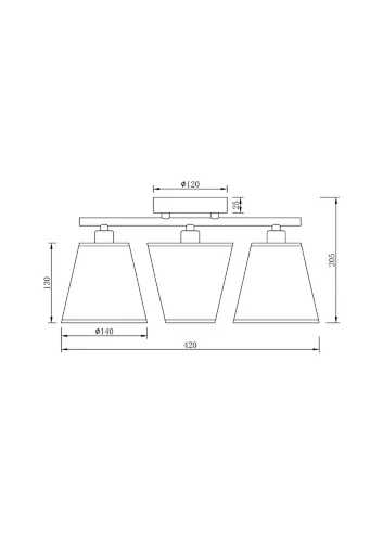 Люстра FR5128PL-03W Звон / Tinkler E14x3 (Матовый Белый) FR5128PL-03W - фото 3