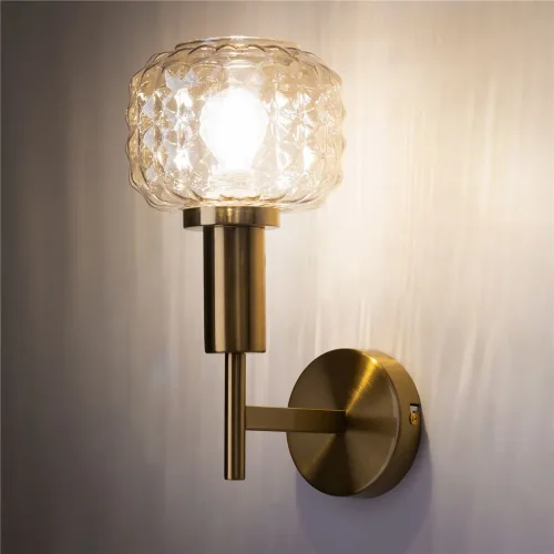 Настенный светильник (бра) Freya FR5366WL-01BS (Латунь) - фото 8