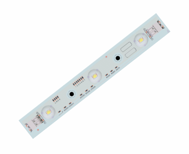 Светодиодный модуль Short lens-1,5W-3S1P-4090 - фото