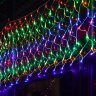 ULD-N4207-320-DTA MULTI IP20 Сетка светодиодная, 4.2х0.75 м, 320 led, разноцветная, с контроллером, провод прозрачный, IP20 - фото 7
