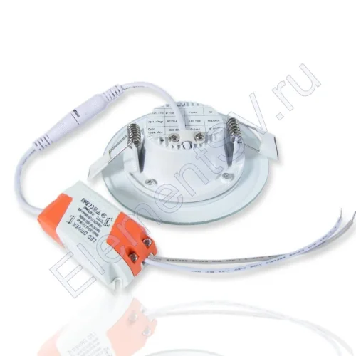 Светодиодный светильник встраиваемый IC-RW D100 (6W, Warm White) - фото 2.
