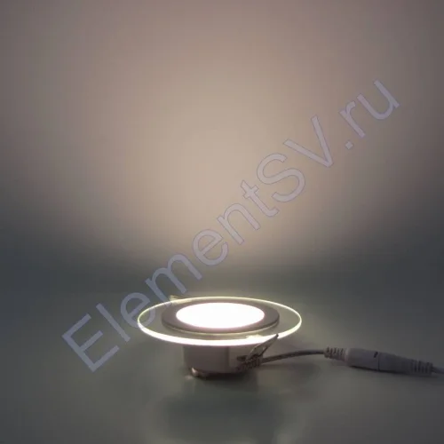 Светодиодный светильник встраиваемый IC-RW D100 (6W, Warm White) - фото 3.