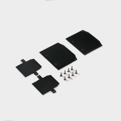 Заглушки для встраиваемого трека в натяжной потолок, черные, 2 шт/компл, ECS-SY-CL-2 009364