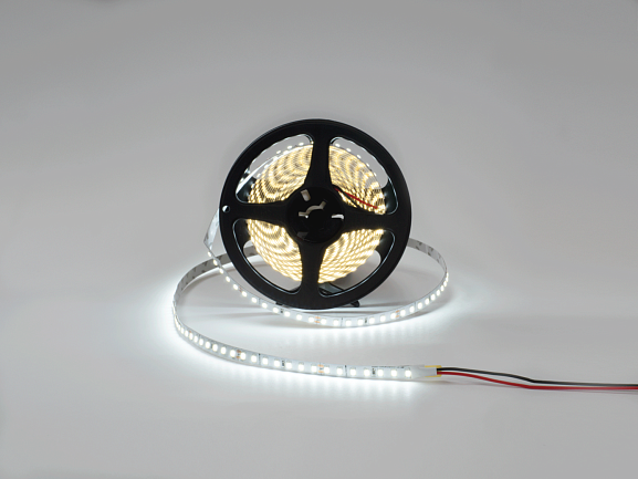 Светодиодная лента ПРО 2835, 126 LED/м, 13 Вт/м, 24В , IP20, Цвет: Холодный белый, SWG2P126-24-13-W. Фото 2