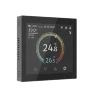Умный сенсорный терморегулятор с LCD дисплеем черный W1851108 - фото