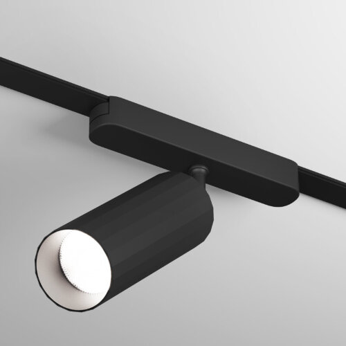 DK5341-BK Светильник для трека Air, серия Spot 4000 со светодиодом, ?50*H160мм, 48V DC, 12W, RA?95, 24°, 4000K, IP20, черный, алюминий.