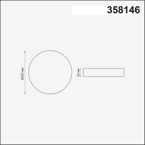 Встраиваемый светильник «Novotech» 358146, серия: MON. Фото 2.