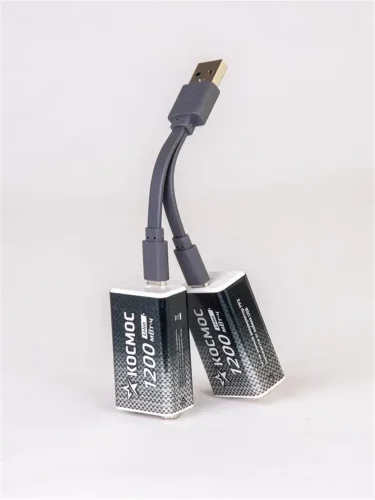 Аккумулятор крона Li-ion 9В 1200мВт.ч (блист.1шт) КОСМОС KOCLi9V1200mAh1BL - фото 2