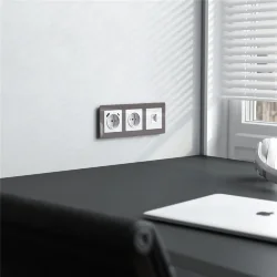 Розетка Ethernet RJ-45 (белый акрил) W1181041