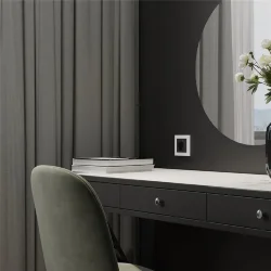 Рамка из поликарбоната на 1 пост Slab белый софт W0012961