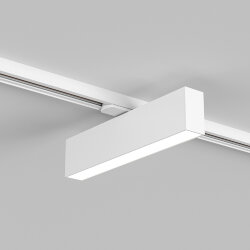 Трековый светильник IP 20, 10 Вт, LED 4000, белый, алюминий, Denkirs DK6440-WH