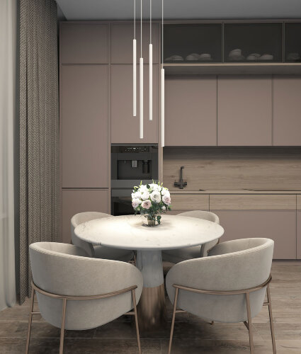 DK4304-WH Подвесной светильник со встроенным светодиодом, 5W, IP 20, 4000K, белый, алюминий. Фото 4