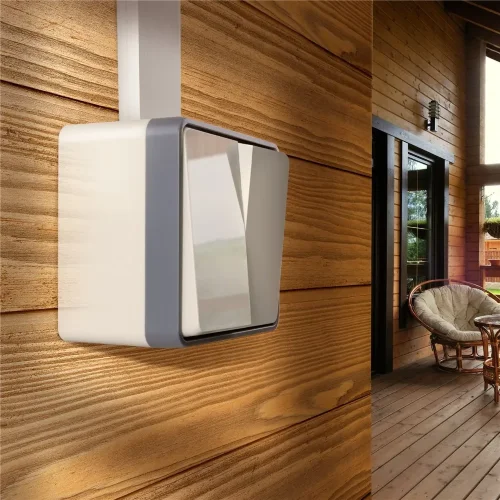 Выключатель двухклавишный влагозащищенный Gallant слоновая кость WL15-03-02 - фото 2