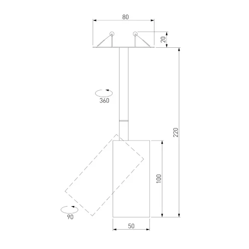 Встраиваемый потолочный светильник 50222 LED - фото 3
