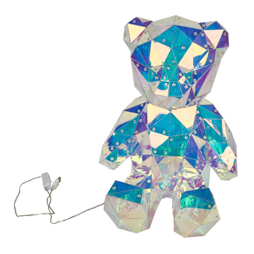 ULD-R504 USB-RGB BEAR Светильник декоративный Мишка, с USB проводом, 80 светодиодов, RGB свет, Цвет корпуса радужный, TM Uniel - фото 2