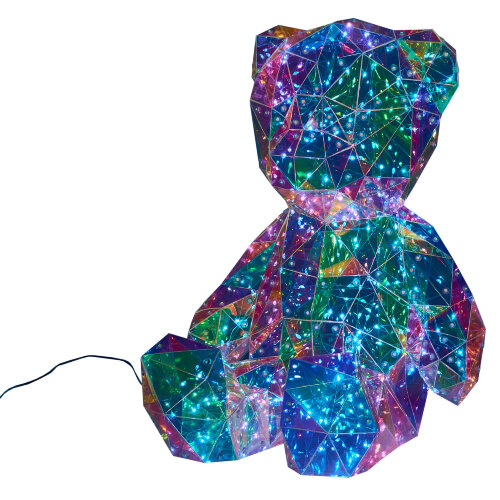 ULD-R504 USB-RGB BEAR Светильник декоративный Мишка, с USB проводом, 80 светодиодов, RGB свет, Цвет корпуса радужный, TM Uniel - фото 3