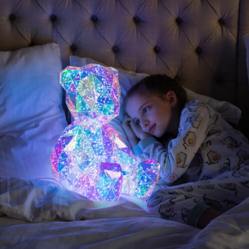 ULD-R504 USB-RGB BEAR Светильник декоративный Мишка, с USB проводом, 80 светодиодов, RGB свет, Цвет корпуса радужный, TM Uniel - фото 4