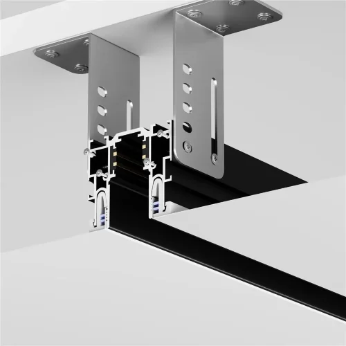 Шинопровод для монтажа в натяжной потолок Exility ClipLine, 2м, черный (Черный) TRX034-SCCL-422B - фото 3
