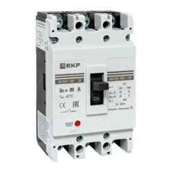 Выключатель автоматический 3п 100/80А 35кА ВА-99М PROxima EKF mccb99-100-80m