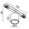 Трековый светильник Альфа / Alfa S Exility 2700-6000K 7Вт 50° Dim Smart (Черный) TR132-4-7W-DS-BS - фото 7