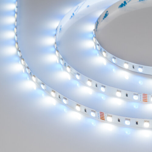 Светодиодная лента RT-В60-10mm 24V RGBW-White (14.4 W/m, IP20, 5060, 5m) (Arlight, Открытый) 018325(2) - фото 6