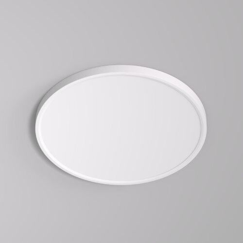 DK6522-WH Накладной светильник THIN, IP40, 36W, 3000K/4000K/6500K, переключатель цветовой температуры на корпусе, белый, полимер. Фото 2