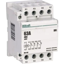 Контактор модульный МК-103 4НЗ 63А 230В DEKraft 18091DEK