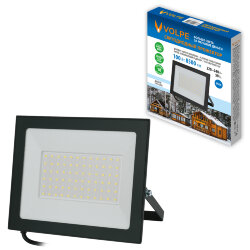 ULF-Q519 100W-6500K IP65 220-240V BLACK Прожектор светодиодный, Дневной свет6500К, Корпус черный, TM Volpe