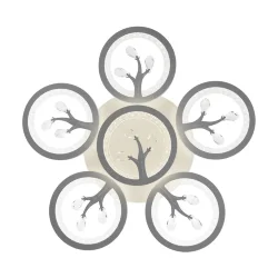 Потолочный светильник Freya FR10017CL-L92W (Белый)