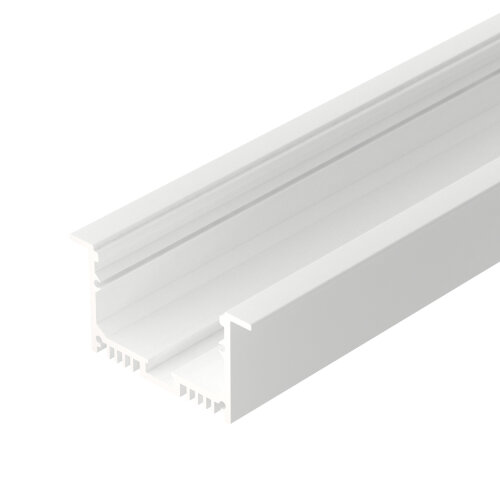 Профиль с экраном SL-LINIA62-F-2500 WHITE+OPAL (Arlight, Алюминий) 021374 - фото 2