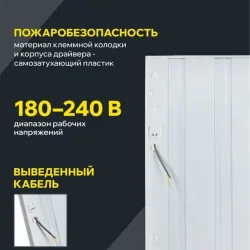 Светильник светодиодный ДВО 6560-P 36Вт 6500К 595х595х20 универс. рассеив. призма с драйвером панель IEK LDVO2-6560-36-6500-U-K01