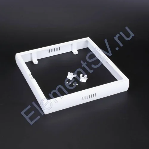 Корпус-адаптер квадратный для накладного варианта DL-SR-24W MB47 - фото.