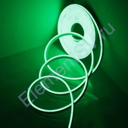 Светодиодный гибкий неон 4.5*13, 12V green LB3 (блистер 5м)