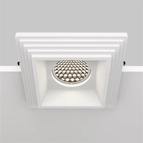 Встраиваемый светильник Gyps Modern GU10 10Вт (Белый) - фото 3