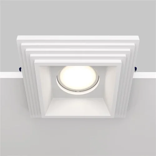 Встраиваемый светильник Gyps Modern GU10 10Вт (Белый) - фото 8